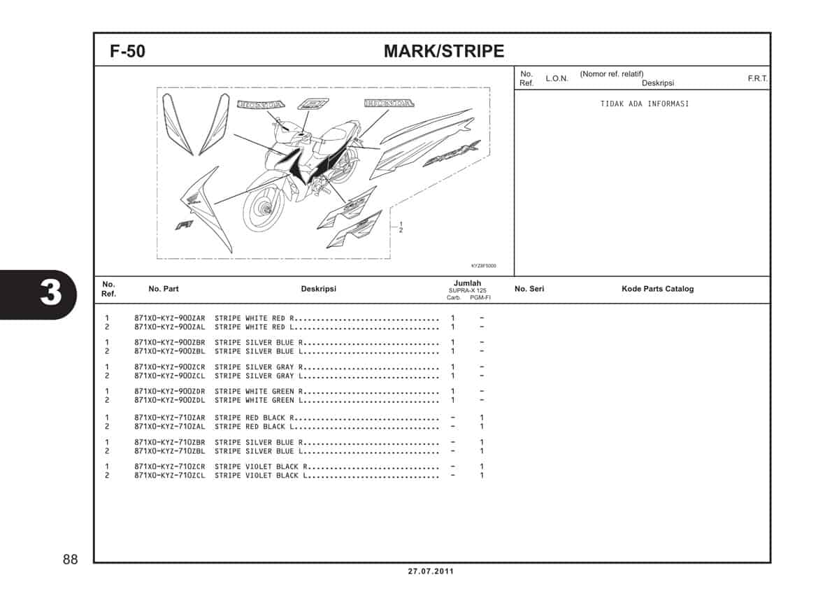  F50 Mark Stripe