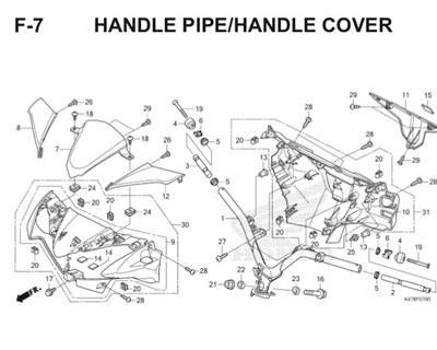 F7 Handle Pipe Handle Cover Katalog Blade K47 Thumb