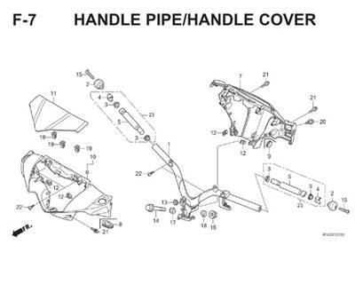 F7 Handle Pipe Handle Cover Thumb