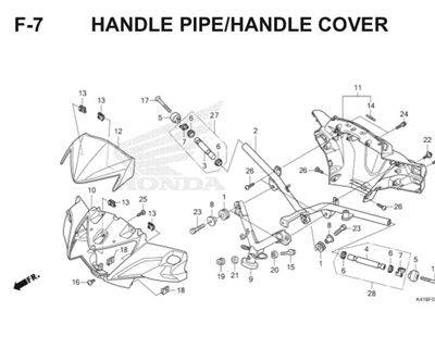 F7 Handle Pipe Handle Cover Thumb