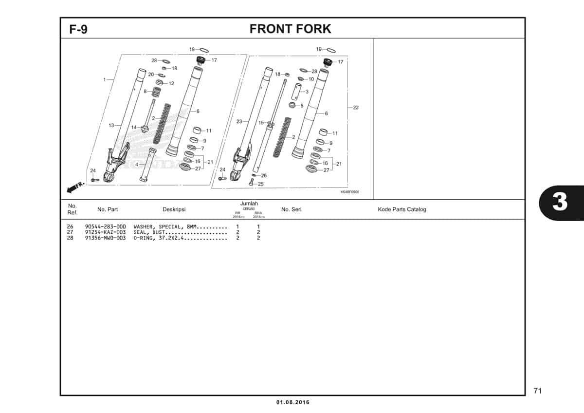  F9 Front Fork 2