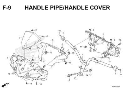 F9 Handle Pipe Handle Cover Thumb