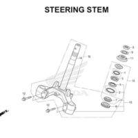 F9 Steering Stem Thumb