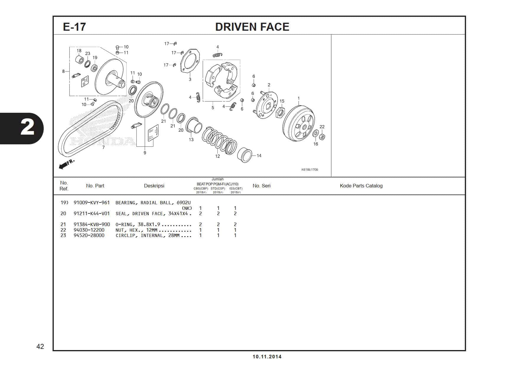 E17 - Driven Face 