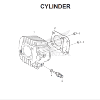 E5 – Cylinder – Katalog Honda Revo FI K03