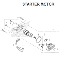 E13 – Starting Motor – Katalog Honda Revo FI K03