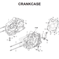 E15 – Crankcase – Katalog Honda Revo FI K03