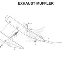 F27 – Exhaust Muffler – Katalog Honda Revo FI K03