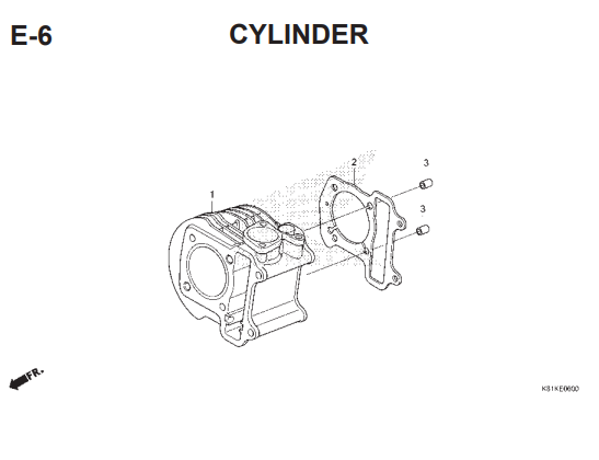 E-6 Cylinder – Katalog Honda BeAT Street eSP