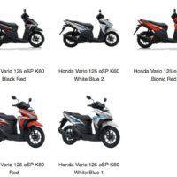 honda vario 125 esp k60 pilihan model warna