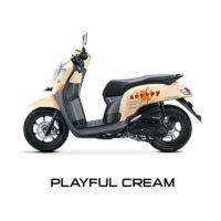 New Honda Scoopy Playful Cream