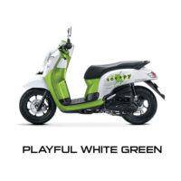 New Honda Scoopy Playful White Green