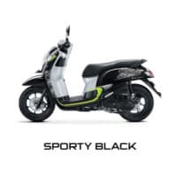 New Honda Scoopy Sporty Black