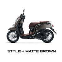 New Honda Scoopy Stylish Matte Brown