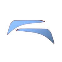 Sticker Spakbor Depan All New Scoopy Sporty Red