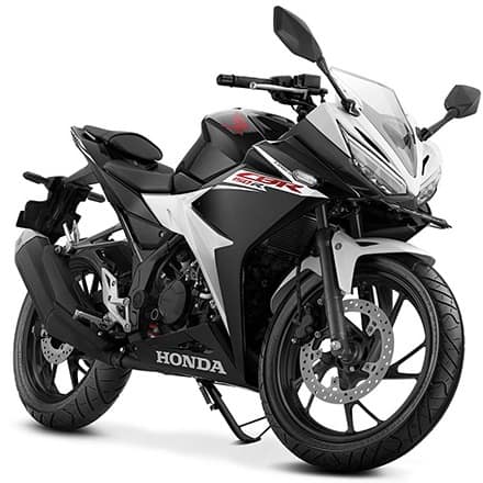 Honda CBR 150R Slick Black White