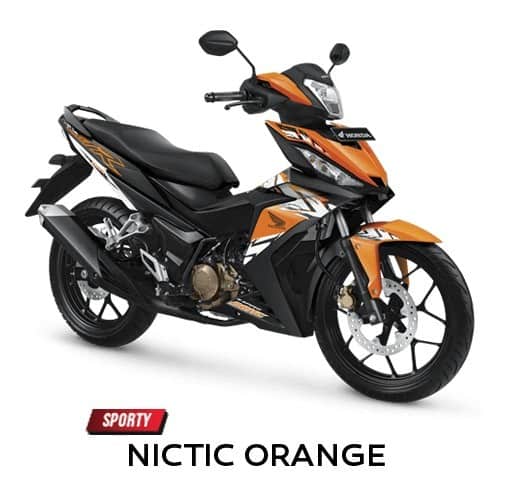 honda supra gtr 150 nitric orange