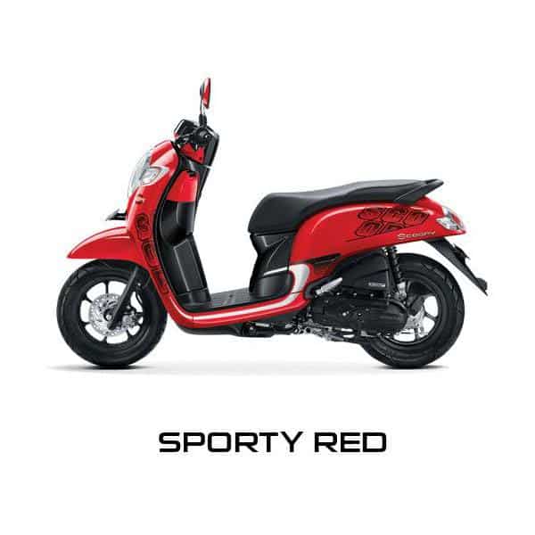 New Scoopy Sporty Red