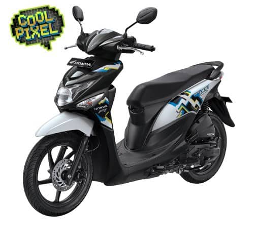 Motor BeAT POP eSP CBS ISS Harmony Black White Motor BeAT POP eSP CBS ISS Harmony Black White