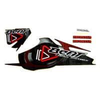 Sticker Body Kiri Black - BeAT Karburator