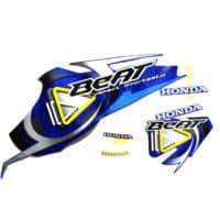 Sticker Body Kiri Blue - BeAT Karburator