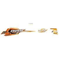 Sticker Body Kiri Orange - BeAT Karburator