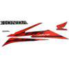 Sticker Body Kiri Black Red - New CBR 150R
