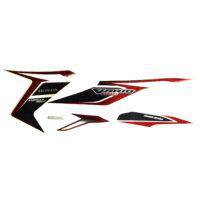 Sticker Body Kanan White Red - Vario 110
