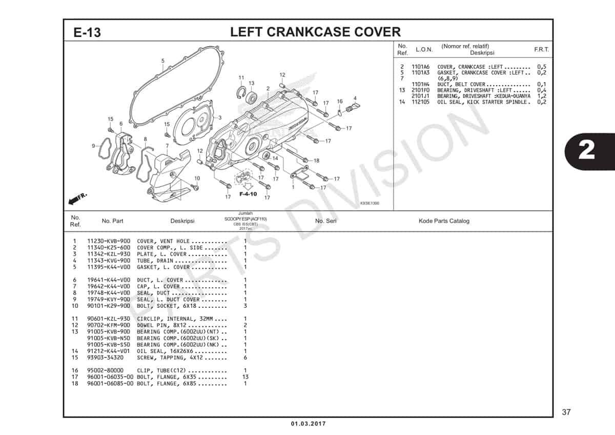 E13-Left-Crankcase-Cover-Katalog-Scoopy-eSP-K93