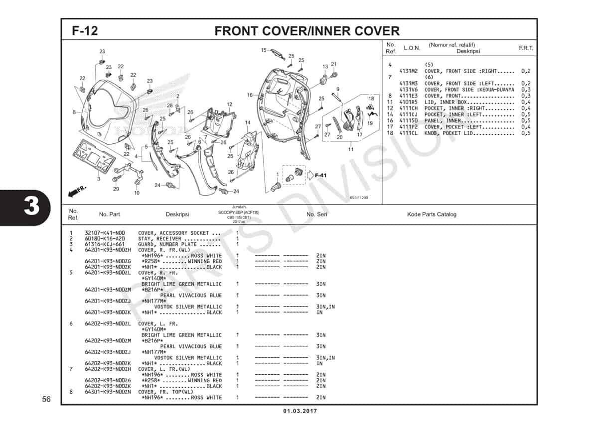 F12-Front-Cover-Inner-Cover-Katalog-Honda-Scoopy-eSP-K93