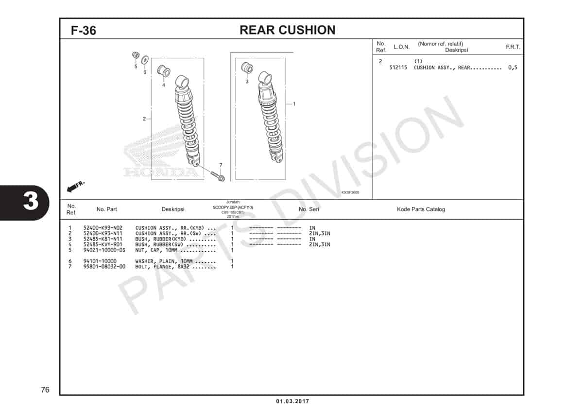 F36-Rear-Cushion-Katalog-Honda-Scoopy-eSP-K93