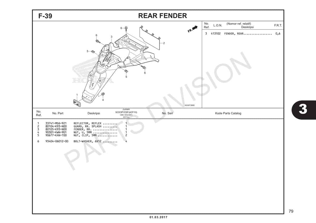 F39-Rear-Fender-Katalog-Honda-Scoopy-eSP-K93