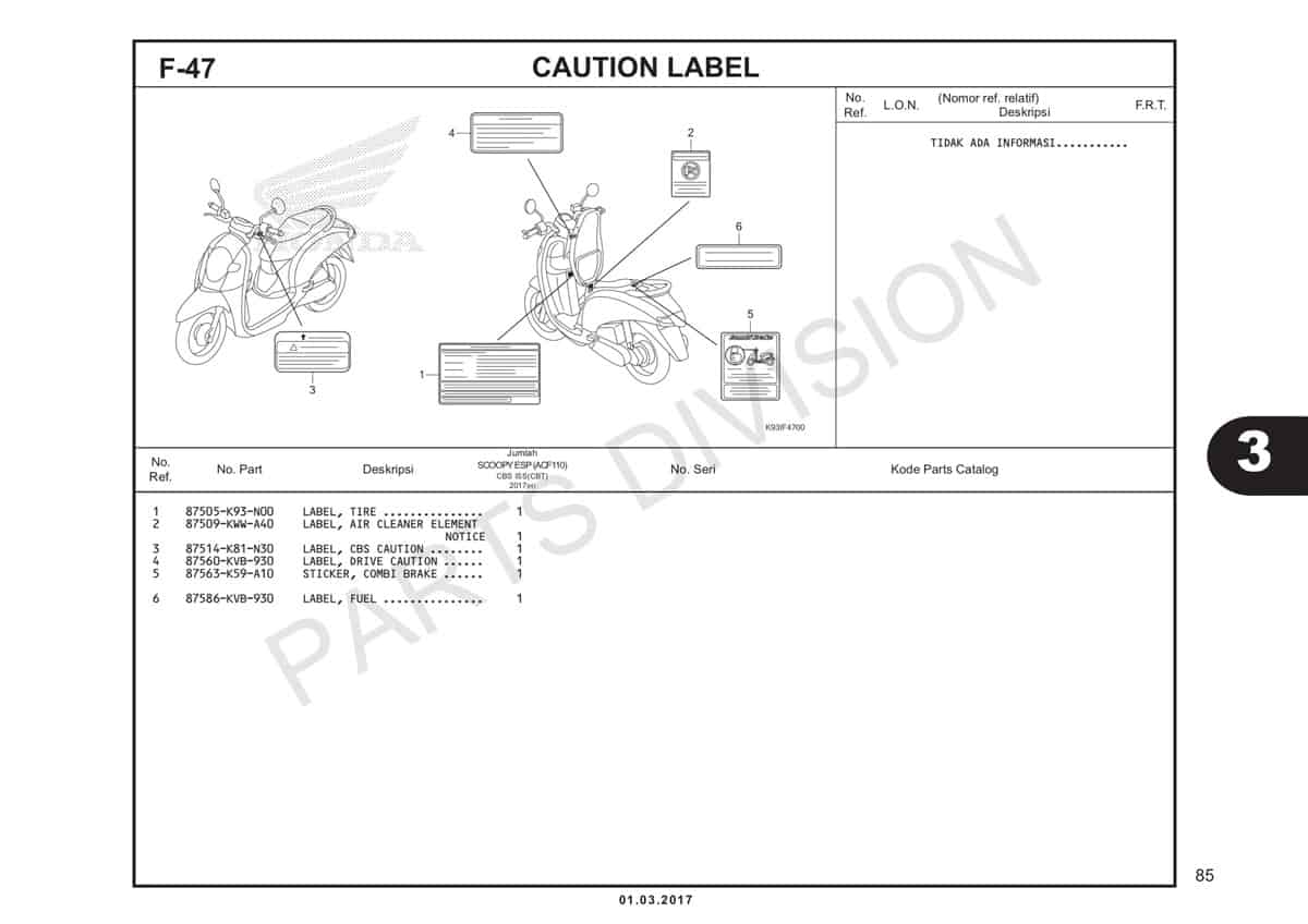 F47-Caution-Label-Katalog-Honda-Scoopy-eSP-K93