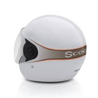 Helm Scoopy Retro White