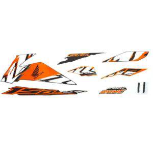 Stripe Set Black Orange L 871X0K56N80ZBL