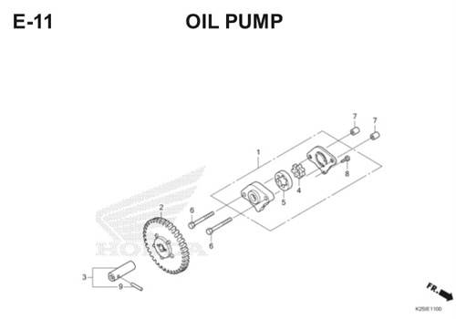 E11 Oil Pump BeAT eSP K25