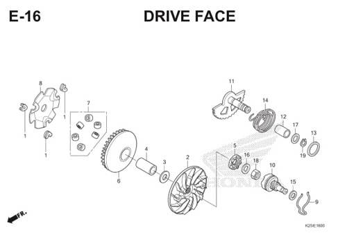 E16 Drive Face BeAT eSP K25