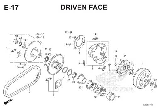 E17 Driven Face BeAT eSP K25