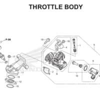 E22 Throttle Body BeAT eSP K25
