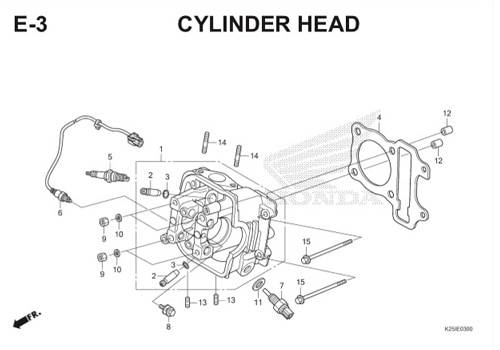 E3 Cylinder Head BeAT eSP K25