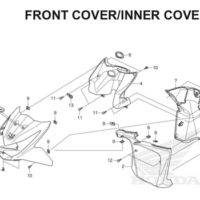 F 12 Front Cover/Inner Cover BeAT eSP K25