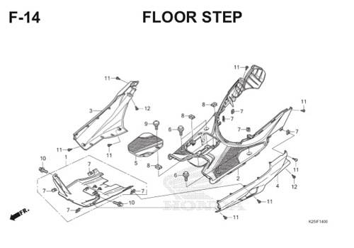 F 14 Floor Step BeAT eSP K25