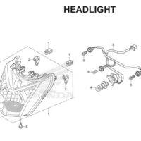 F1 – Headlight – Katalog Honda BeAT eSP K25