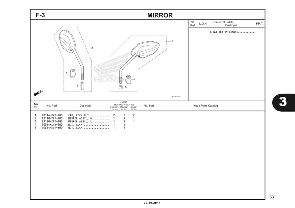 F3 Mirror Katalog BeAT eSP K25