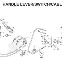 F4 Handle Lever/Switch Cable BeAT eSP K25