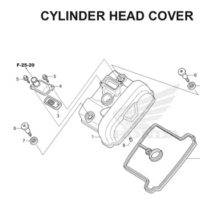 E-1 Cylinder Head Cover CB150R StreetFire K15