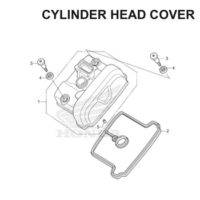 E-1 Cylinder Head Cover CBR 150R K45A