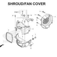 E-1 Shroud Fan Cover Scoopy eSP K16