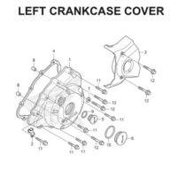 E-10 Left Crankcase Cover CBR 150R K45A