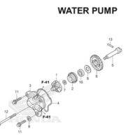 E-12 Water Pump CB150R StreetFire K15
